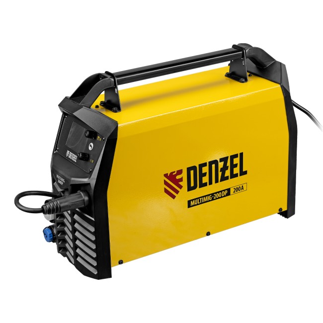 Аппарат инверторный полуавтоматической сварки MultiMIG-200DP Synergy Double Pulse Denzel Аппарат инверторный полуавтоматической сварки MultiMIG-200DP Synergy Double Pulse Denzel