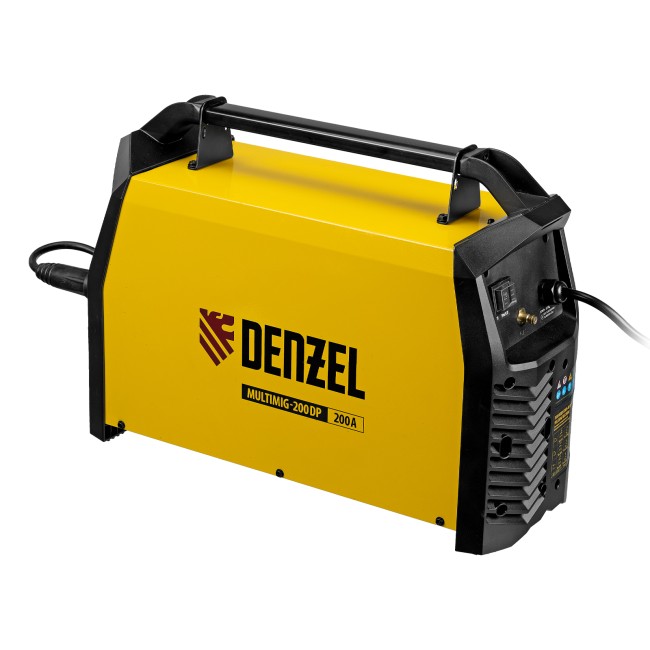 Аппарат инверторный полуавтоматической сварки MultiMIG-200DP Synergy Double Pulse Denzel Аппарат инверторный полуавтоматической сварки MultiMIG-200DP Synergy Double Pulse Denzel