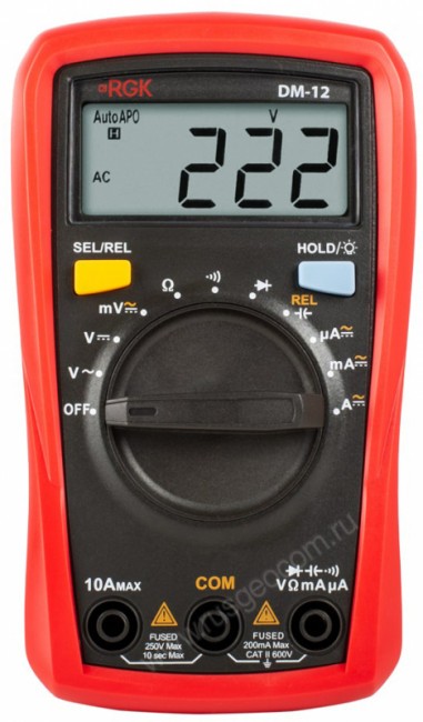 Мультиметр RGK DM-12 Мультиметр RGK DM-12