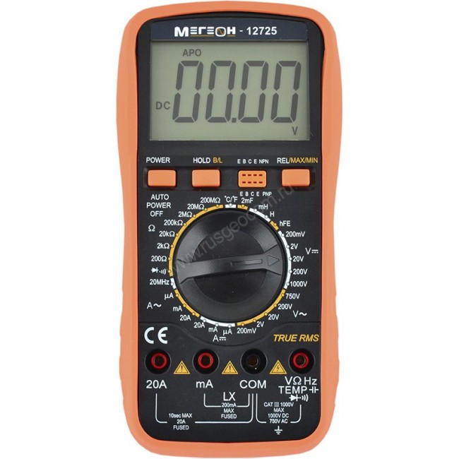 Мультиметр МЕГЕОН 12725 Мультиметр МЕГЕОН 12725