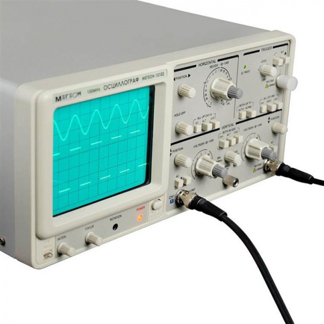 Осциллограф аналоговый два канала МЕГЕОН 15102 Осциллограф аналоговый два канала МЕГЕОН 15102