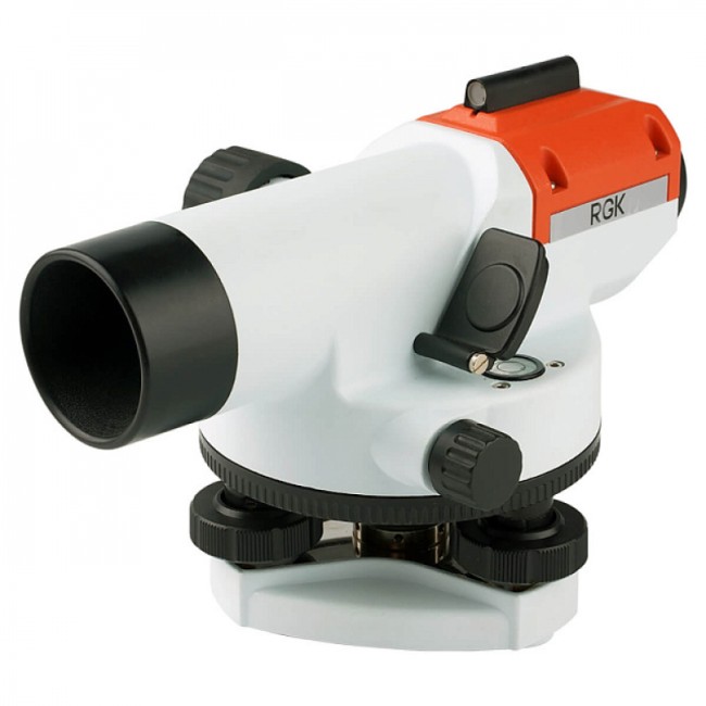 Комплект оптический нивелир RGK C-24 + штатив S6-N + рейка AMO S5 Комплект оптический нивелир RGK C-24 + штатив S6-N + рейка AMO S5