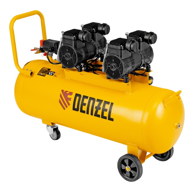 Компрессор безмасляный малошумный DLP-3000/100 Denzel