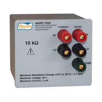 Мера сопротивления АКИП-7503-20МОм Мера сопротивления АКИП-7503-20МОм