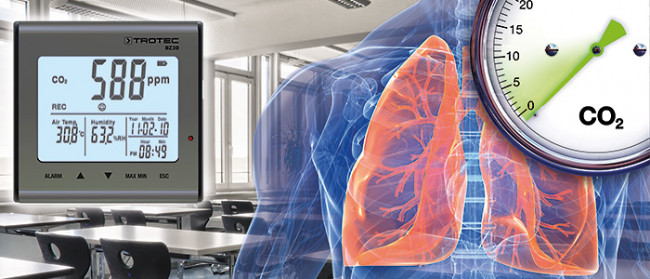 Логгер Trotec BZ30 температуры, влажности и углекислого газа (CO₂) Логгер Trotec BZ30 температуры, влажности и углекислого газа (CO₂)