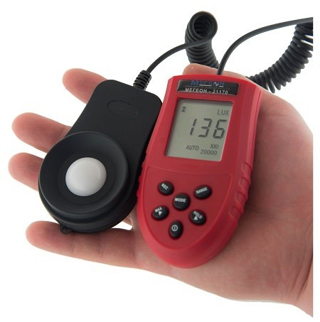 Люксметр МЕГЕОН 21170 Люксметр МЕГЕОН 21170