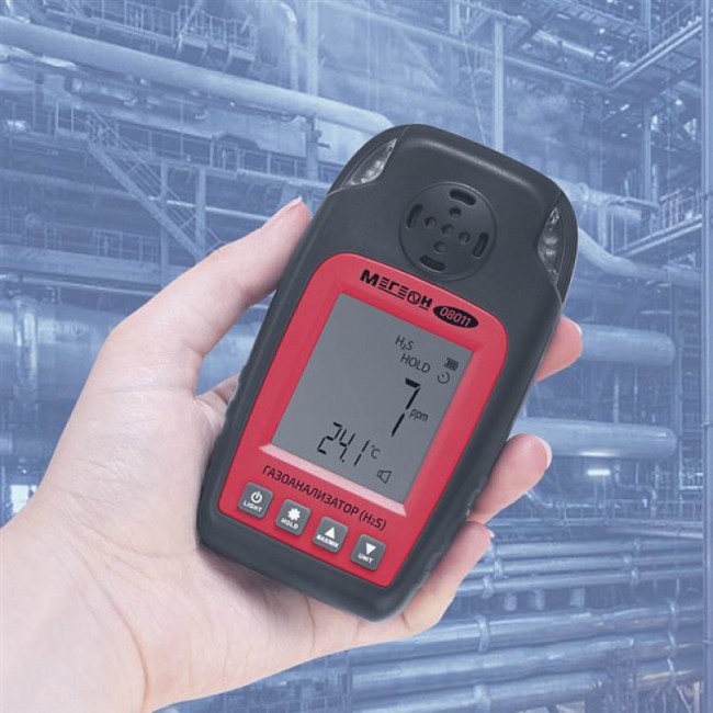 Газоанализатор (измеритель концентрации сероводорода) МЕГЕОН 08011 Газоанализатор (измеритель концентрации сероводорода) МЕГЕОН 08011