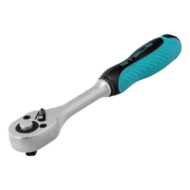 Набор торцевых головок с трещоткой 1/4" 26 предметов Stels Набор торцевых головок с трещоткой 1/4" 26 предметов Stels