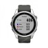 Часы Garmin Fenix 7S серебристый с графитовым силиконовым ремешком Часы Garmin Fenix 7S серебристый с графитовым силиконовым ремешком
