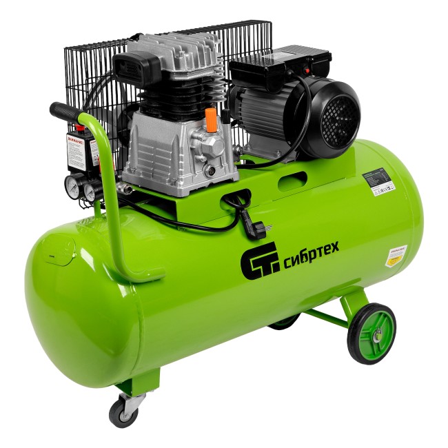 Компрессор воздушно-масляный КР-2200/100 ременной привод Сибртех