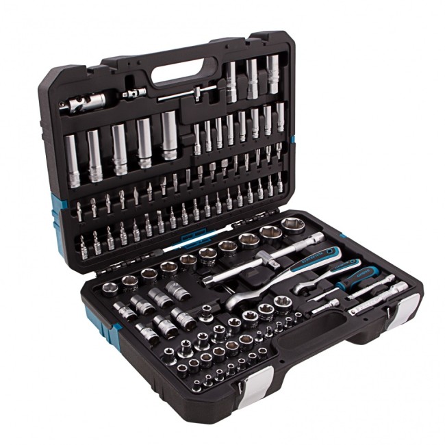 Набор инструментов 1/4", 1/2" CrV 109 предметов Gross Набор инструментов 1/4", 1/2" CrV 109 предметов Gross