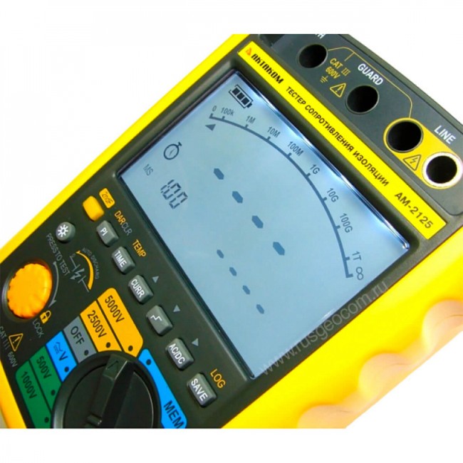 Высоковольтный тестер сопротивления изоляции Актаком АМ-2125 Высоковольтный тестер сопротивления изоляции Актаком АМ-2125