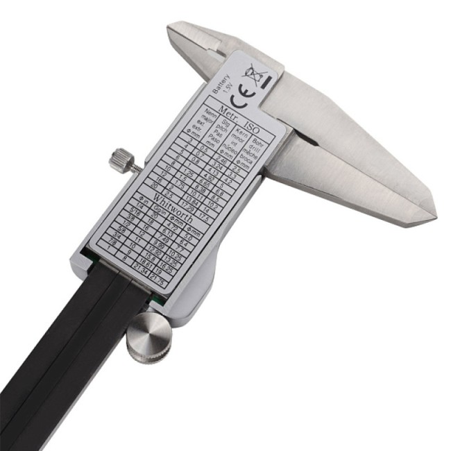 Электронный штангенциркуль AMO SLE-150 с калибровкой Электронный штангенциркуль AMO SLE-150 с калибровкой
