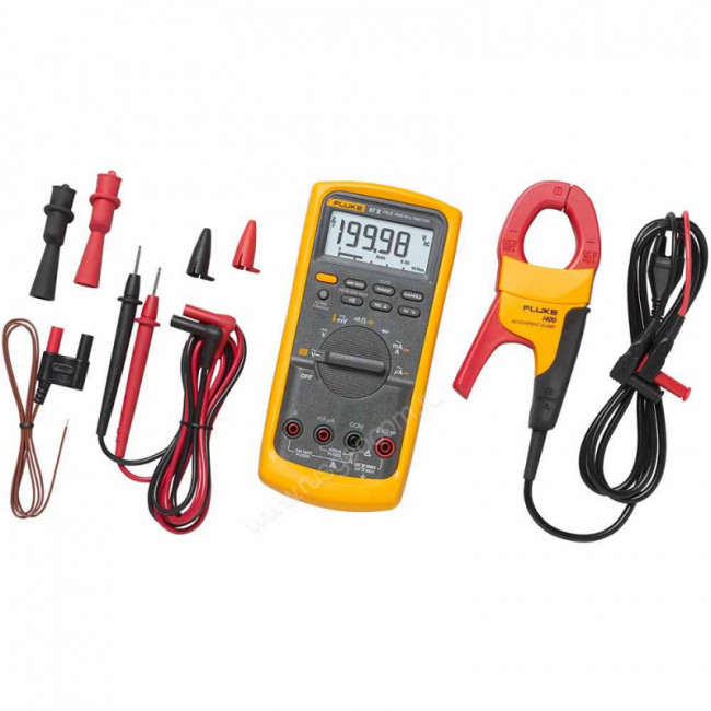 Комплект Fluke 87V IMSK - мультиметр Fluke 87V с токовыми клещами Fluke i400 AC Комплект Fluke 87V IMSK - мультиметр Fluke 87V с токовыми клещами Fluke i400 AC