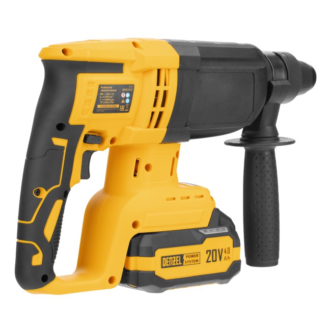 Перфоратор аккумуляторный RHH-BL-20-28, 3 Дж Denzel