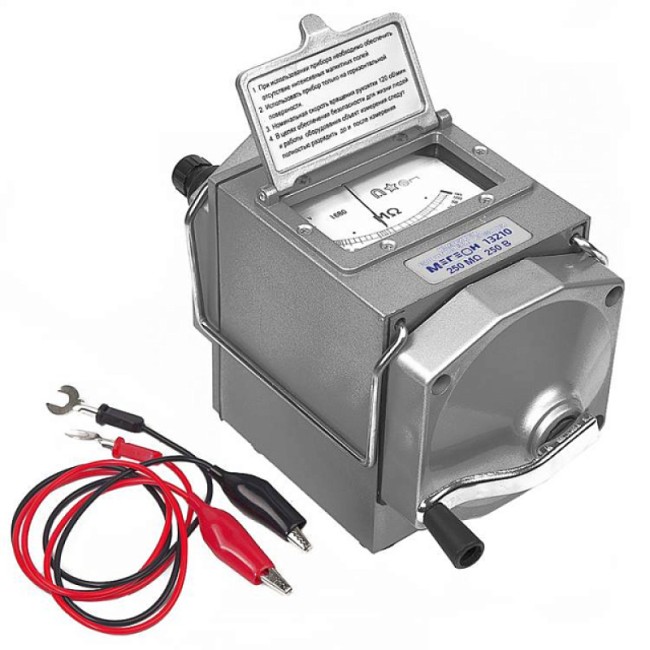 Измеритель сопротивления изоляции (мегаомметр) МЕГЕОН 13210 Измеритель сопротивления изоляции (мегаомметр) МЕГЕОН 13210