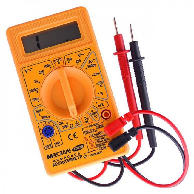 Мультиметр МЕГЕОН 12838 Мультиметр МЕГЕОН 12838