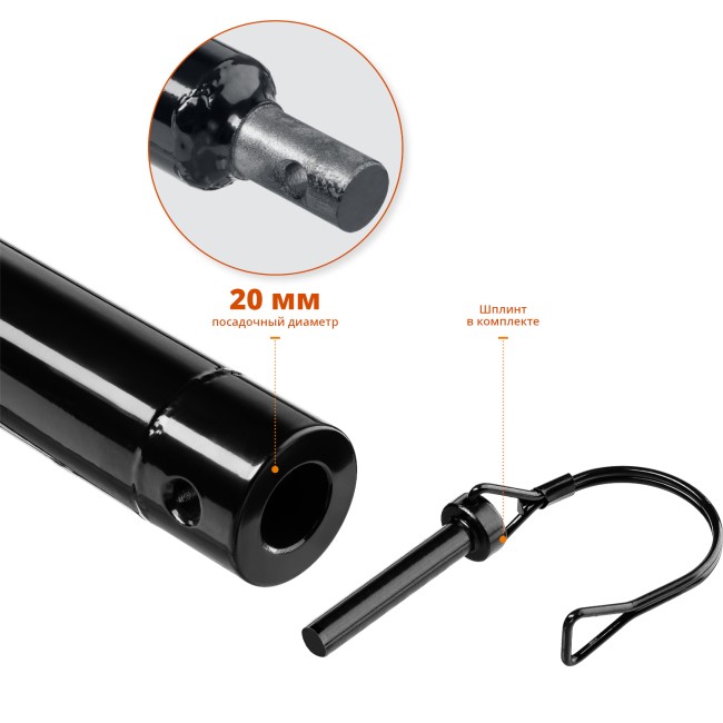 Удлинитель шнека для мотобуров ЗУБР 1000 мм Удлинитель шнека для мотобуров ЗУБР 1000 мм