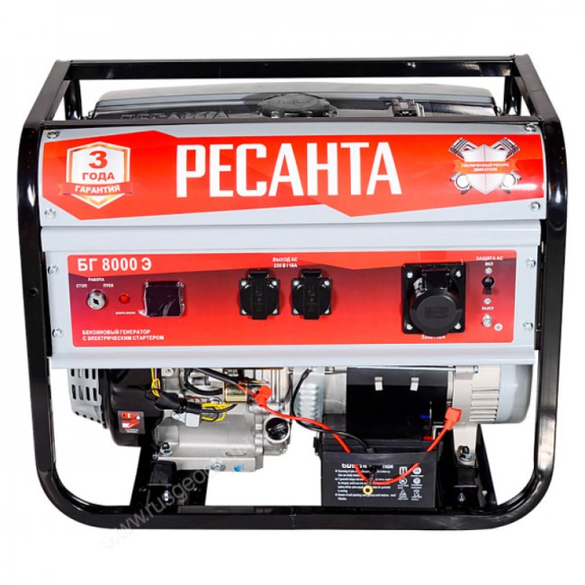 Бензиновый генератор Ресанта БГ 8000 Э Бензиновый генератор Ресанта БГ 8000 Э