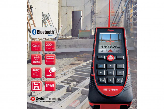 Комплект Leica DISTO D510 со штативом и адаптером Комплект Leica DISTO D510 со штативом и адаптером