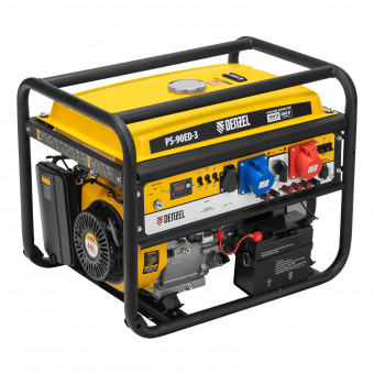 Генератор бензиновый PS 90 ED-3, 9.0 кВт Denzel Генератор бензиновый PS 90 ED-3, 9.0 кВт Denzel