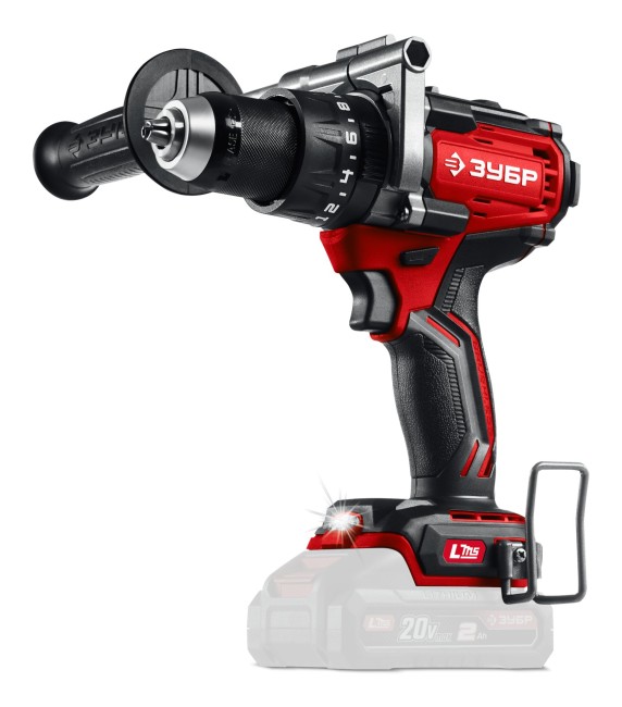 Ударная дрель-шуруповерт ДБУ-165 ЗУБР 20 В, 165 Н·м, без АКБ (LMS)