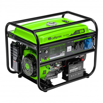 Генератор бензиновый БС-6500Э, 5.5 кВт Сибртех