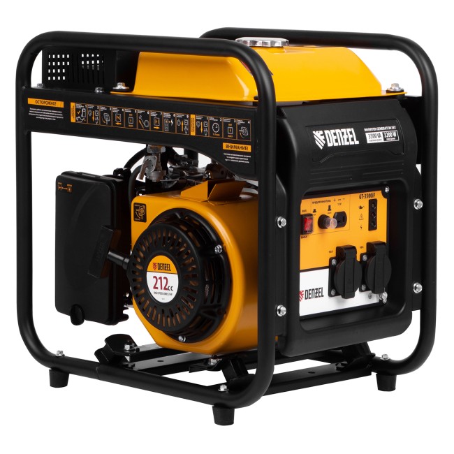 Генератор инверторный GT-3500iF, 3.5 кВт Denzel Генератор инверторный GT-3500iF, 3.5 кВт Denzel
