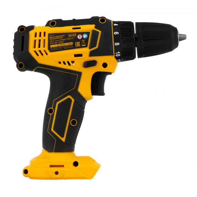 Дрель-шуруповерт аккумуляторная CDL-18-0 Denzel Дрель-шуруповерт аккумуляторная CDL-18-0 Denzel