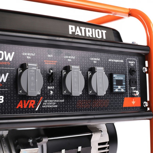 Бензиновый генератор Patriot GRS 6500 Бензиновый генератор Patriot GRS 6500