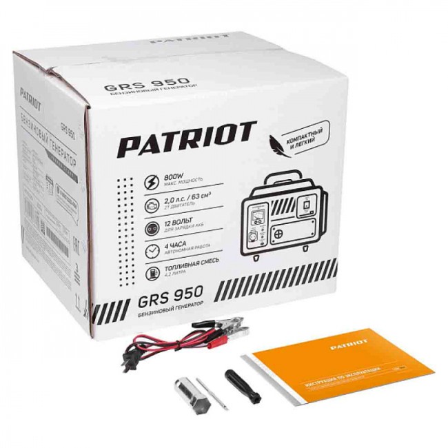 Бензиновый генератор Patriot GRS 950 Бензиновый генератор Patriot GRS 950