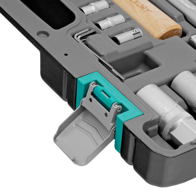 Набор инструментов 1/2", Cr-V 58 предметов Stels Набор инструментов 1/2", Cr-V 58 предметов Stels